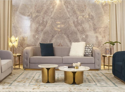 Sofagarnitur 3+2+1 Sitzer Set Design Sofas Polster Couchen Textil Moderne Relax